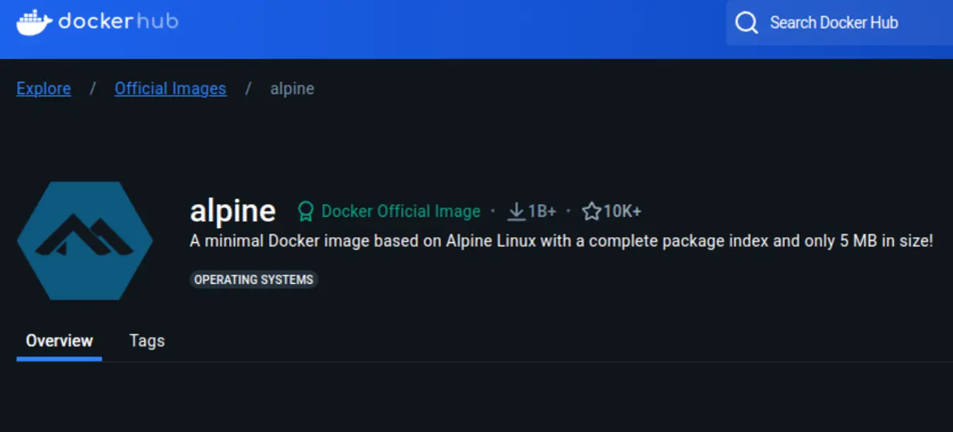 Alpine-образ