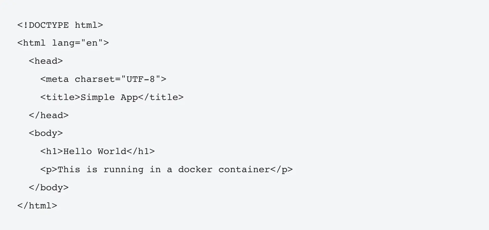 Создание файла «index.html»