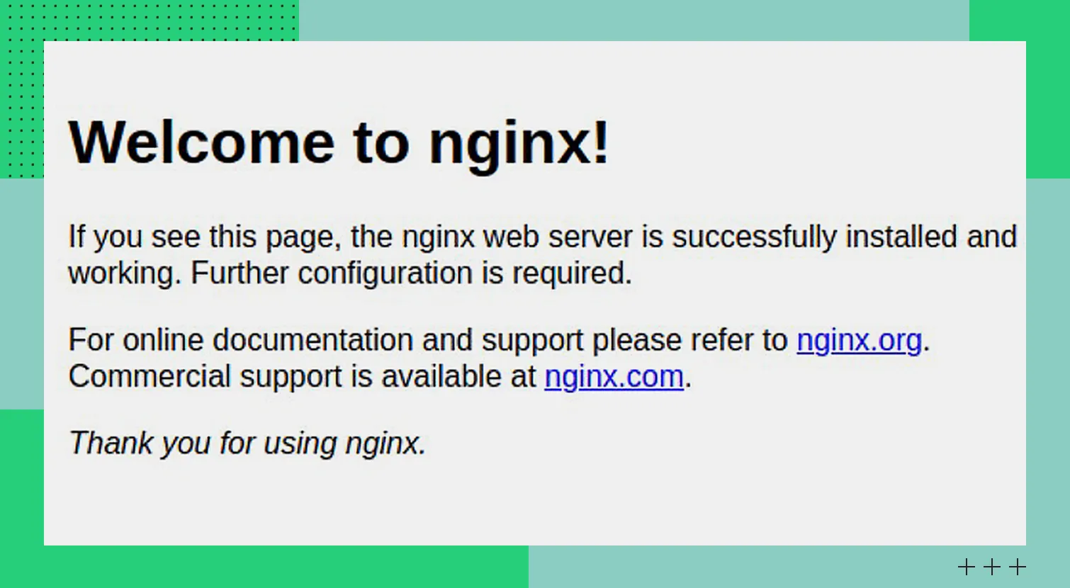 Настройка Nginx