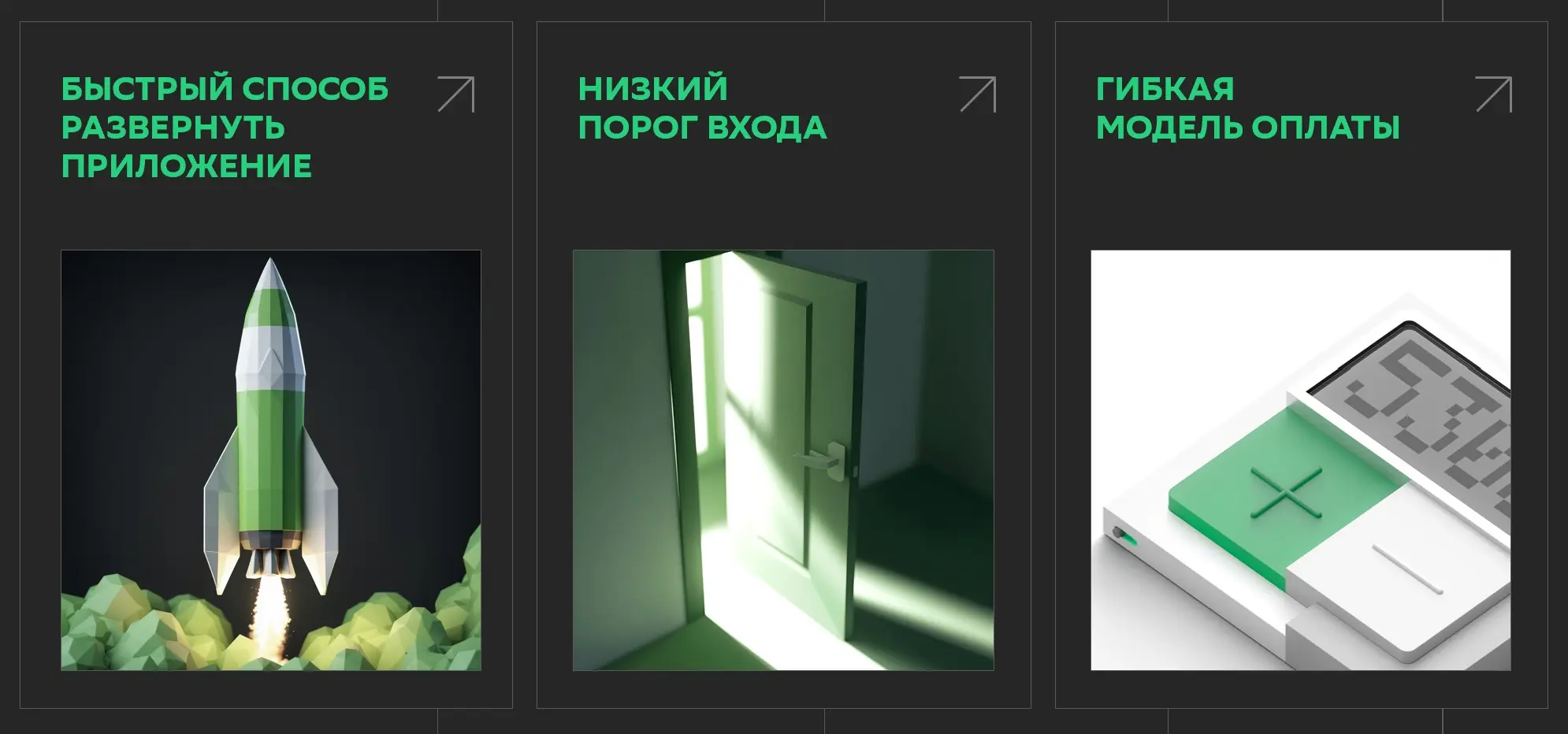 Ключевые преимущества сервиса Evolution Container Apps