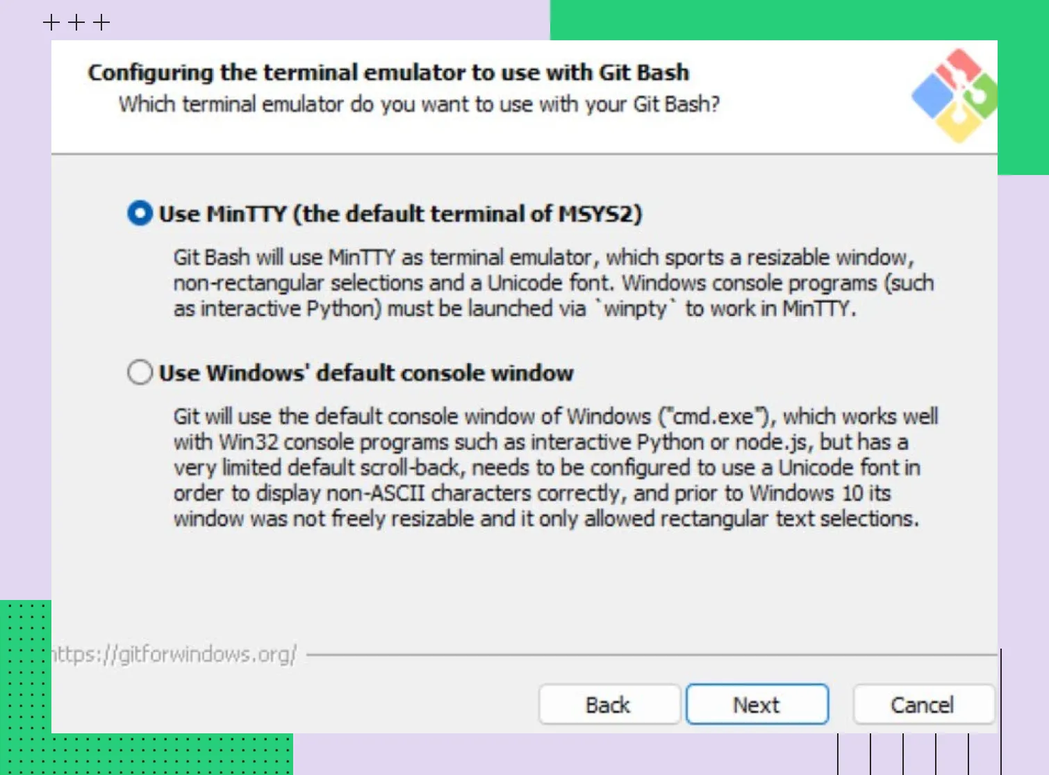 Эмулятор терминала для Git Bash