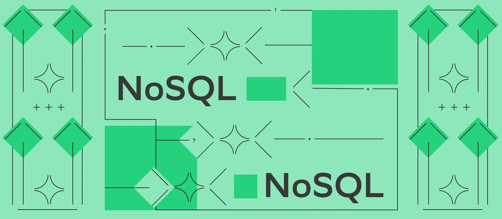 Иллюстрация для статьи на тему «Нереляционная база данных NoSQL — что это и в чем ее особенности»