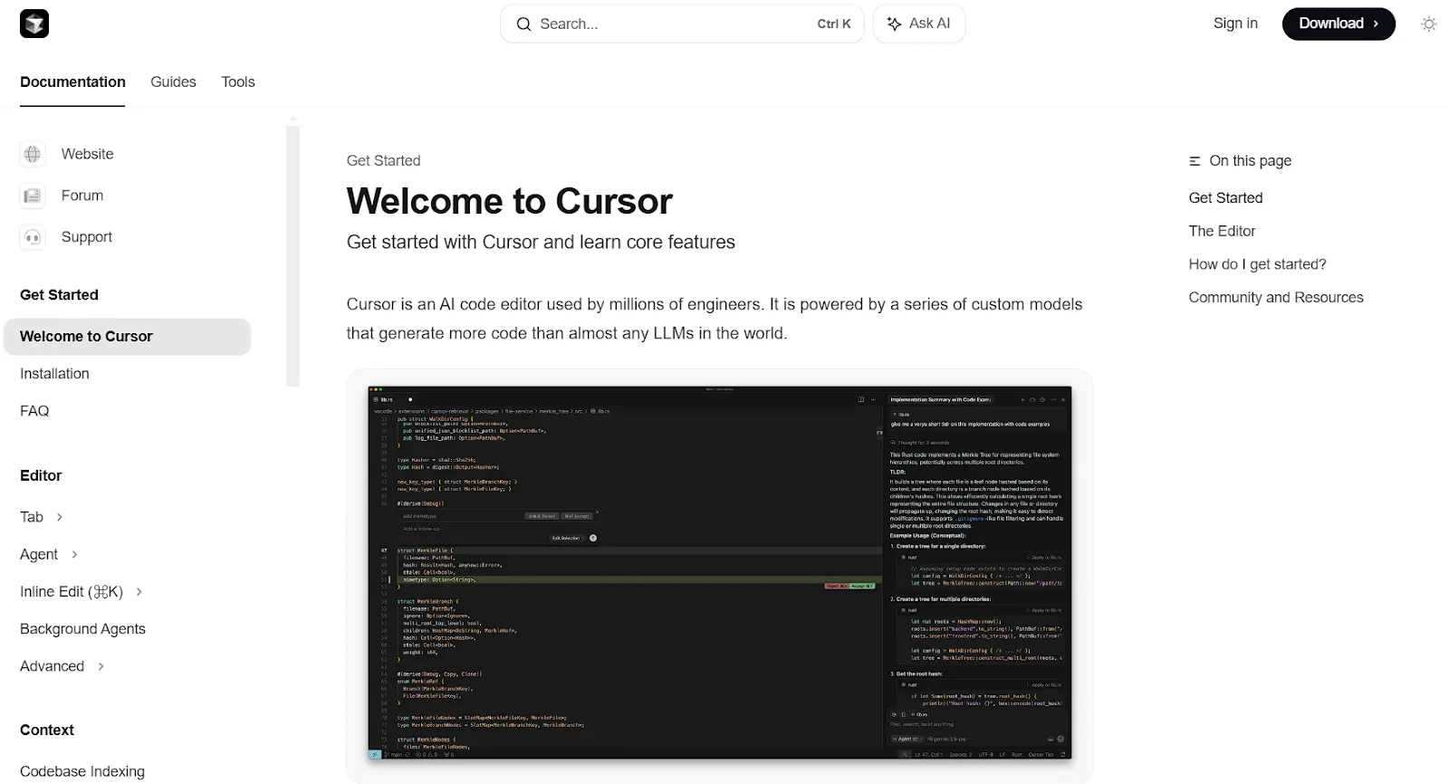 Возможности Cursor