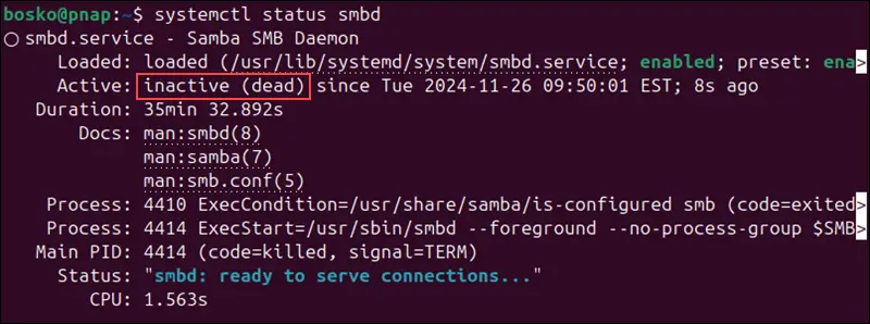 Как удалить Samba в Ubuntu